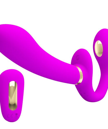 Pretty Love – Thunderbird Doppel-Riemen-On-Vibrator Fernbedienung Lila Pretty Love – Thunderbird Doppel-Riemen-On-Vibrator Fernbedienung Lila