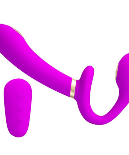 Pretty Love – Thunderbird Doppel-Riemen-On-Vibrator Fernbedienung Lila Pretty Love – Thunderbird Doppel-Riemen-On-Vibrator Fernbedienung Lila