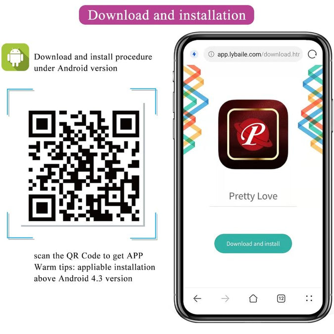 Pretty Love – Franz Massager en Vibrator Gratis App Paars