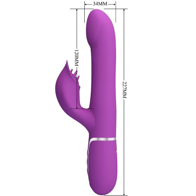 Pretty Love – 4-in-1 Multifunktionsvibrator und Stimulator Lila