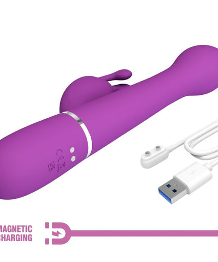 Pretty Love – Dejon 3-in-1 Multifunktions-Rabbit-Vibrator Lila Pretty Love – Dejon 3-in-1 Multifunktions-Rabbit-Vibrator Lila