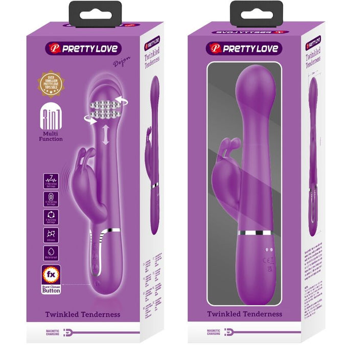 Pretty Love – Dejon 3-in-1 Multifunktions-Rabbit-Vibrator Lila