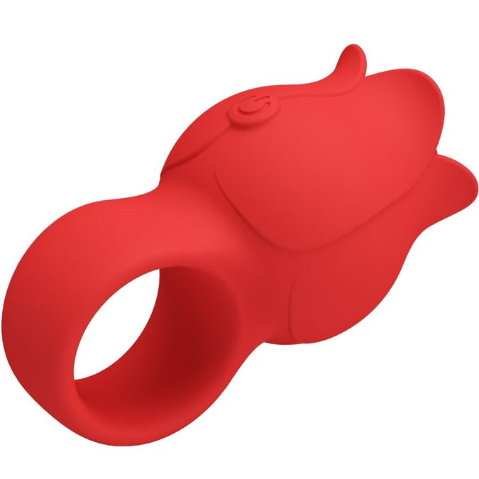 Pretty Love – Jae Rosenförmiger Finger-Vibrator 10 Vibrationen Rot