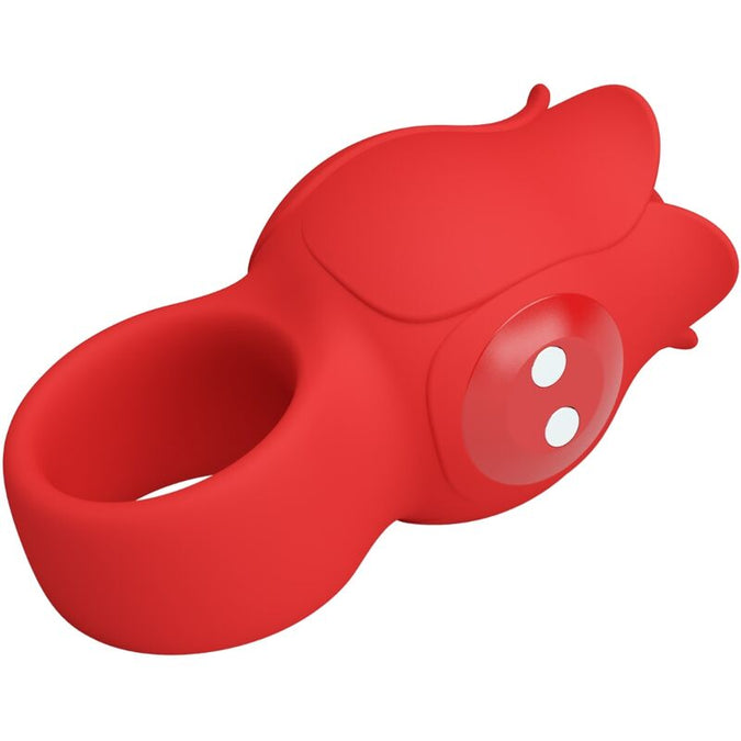 Pretty Love – Jae Rosenförmiger Finger-Vibrator 10 Vibrationen Rot