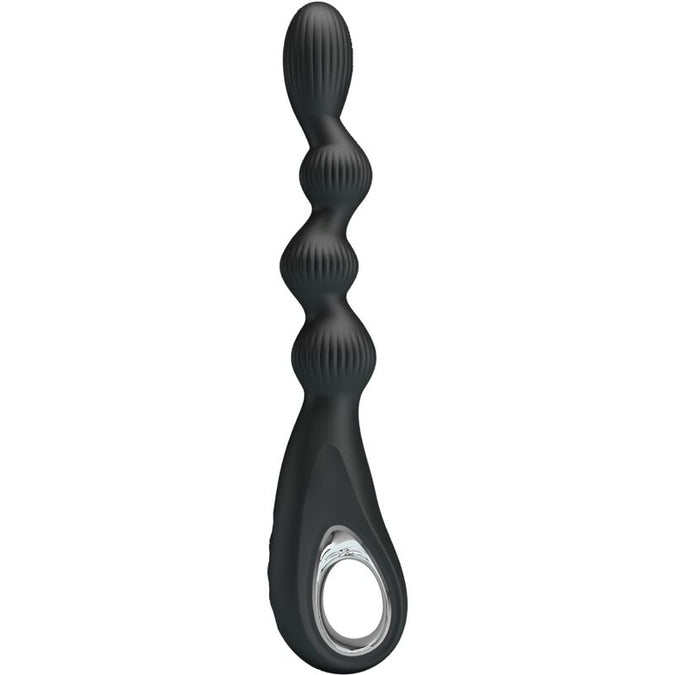 Pretty Love – Federer Anal-Vibrator 12 Vibrationen Schwarz