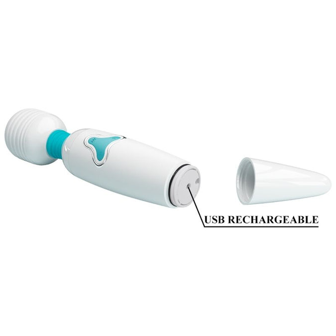 Pretty Love – Cloud Wand Vibrator 7 Vibrations Weiß