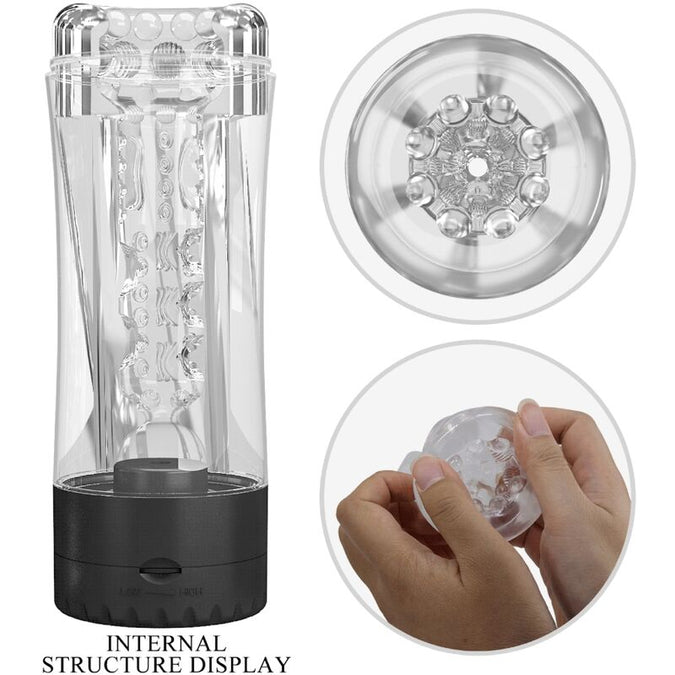 Pretty Love – Tamara männlicher Masturbator Multi-Speed Vibrator Schwarz
