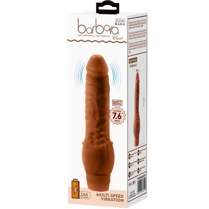 Baile – Barbara realistischer Vibrator 19,5 cm Mulatto