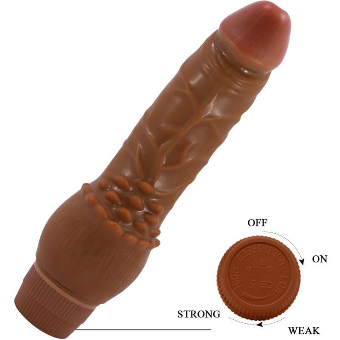Baile – Barbara realistischer Vibrator 19,5 cm Mulatto