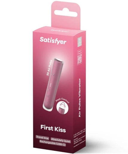 Satisfyer – First Kiss Wave Clitoris Stimulator Garnet Satisfyer – First Kiss Wave Clitoris Stimulator Garnet