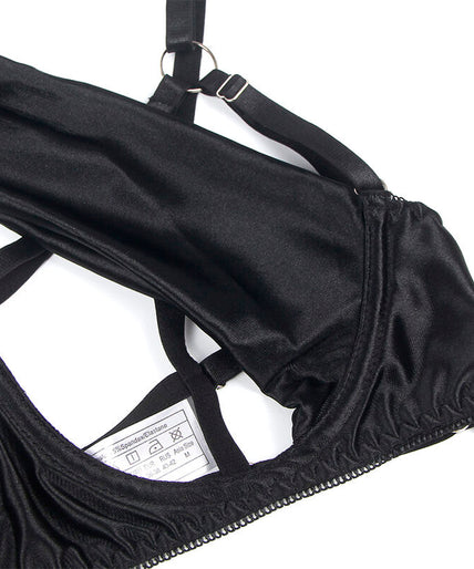 Subblime – 955205 Bra Set With Adjustable Black Bow L/xl Subblime – 955205 Bra Set With Adjustable Black Bow L/xl