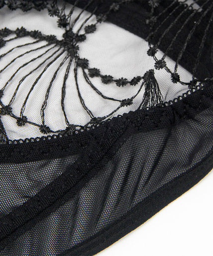 Subblime – 955229 Transparent Bodysuit With Hollow Lace Black L/xl Subblime – 955229 Transparent Bodysuit With Hollow Lace Black L/xl