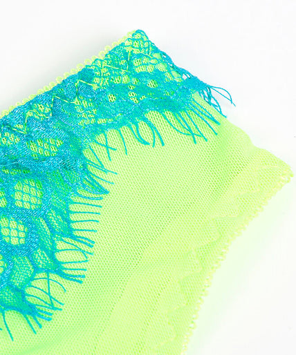 Subblime – 955328 Bra Set With Lace And Garter Lines Green And Blue L/xl Subblime – 955328 Bra Set With Lace And Garter Lines Green And Blue L/xl
