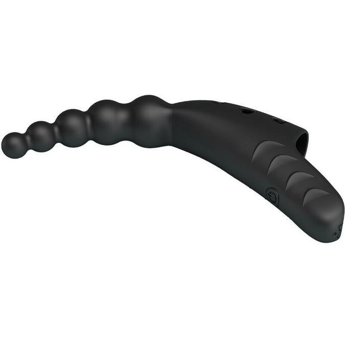 Pretty Love – Jordin Finger-Vibrator mit 10 Vibrationsmodi, Schwarz