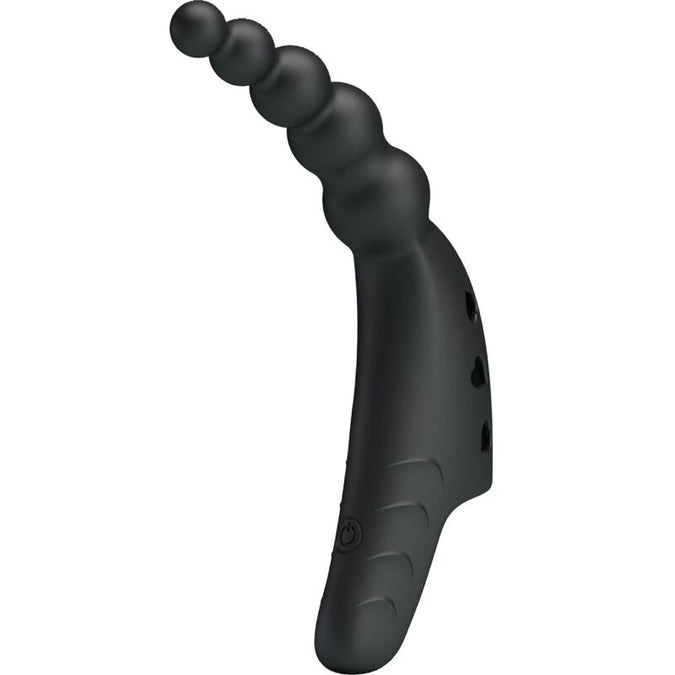 Pretty Love – Jordin Finger-Vibrator mit 10 Vibrationsmodi, Schwarz