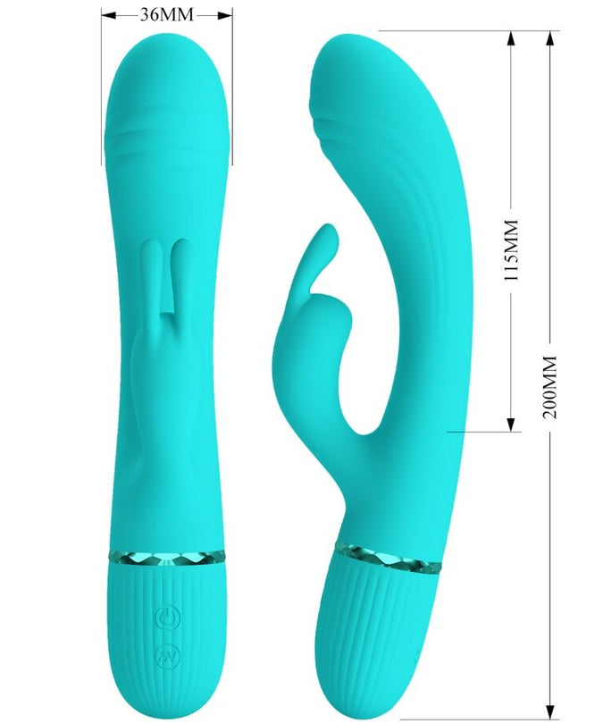 Pretty Love – Scocco Vibrator Rabbit Türkis