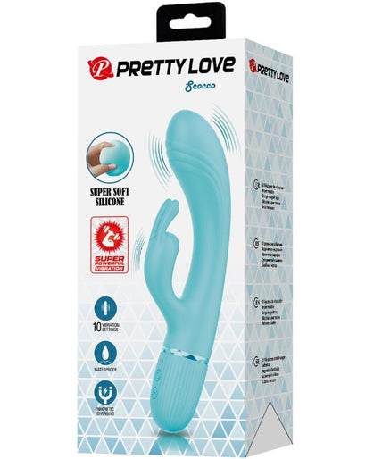 Pretty Love – Scocco Vibrator Rabbit Türkis Pretty Love – Scocco Vibrator Rabbit Türkis