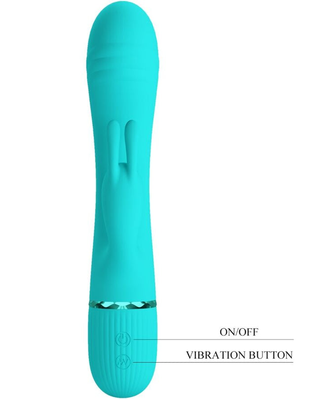 Pretty Love – Scocco Vibrator Rabbit Türkis