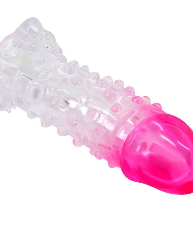 Pretty Love – Wilford realistische Vergrößerungshülle mit geprägtem Penis, Pink