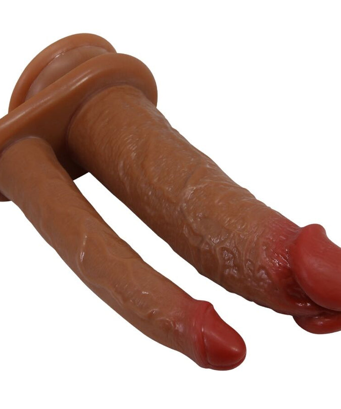 Pretty Love – Goran Doppel-Dildo Realistisch Natural Mulato