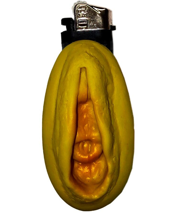 Diablo Picante – Feuerzeug Goldfarben Vagina
