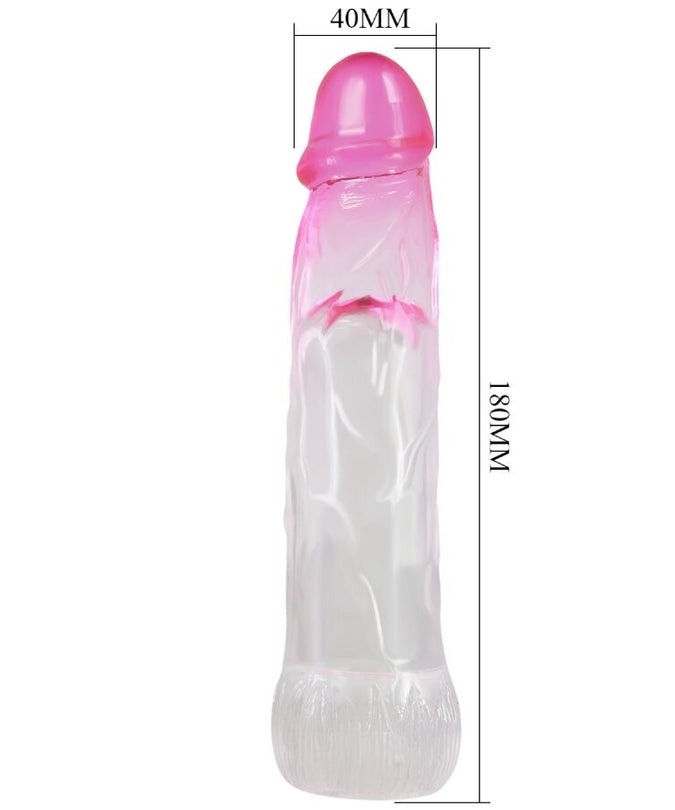 Pretty Love – Neron realistische Penisverlängerungshülle 6 cm, pink