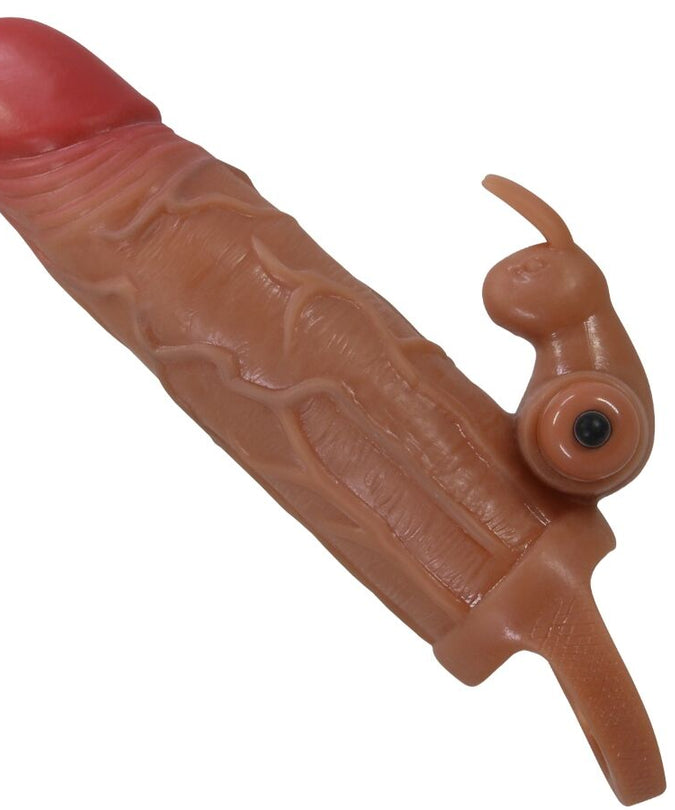 Pretty Love – Osmar Penis Sleeve + Vibrator voor Clitorisstimulatie