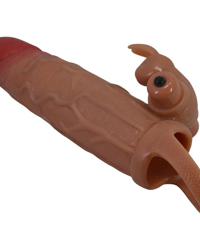 Pretty Love – Osmar Penis Sleeve + Vibrator voor Clitorisstimulatie