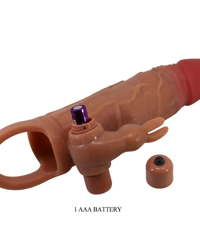 Pretty Love – Osmar Penis Sleeve + Vibrator voor Clitorisstimulatie