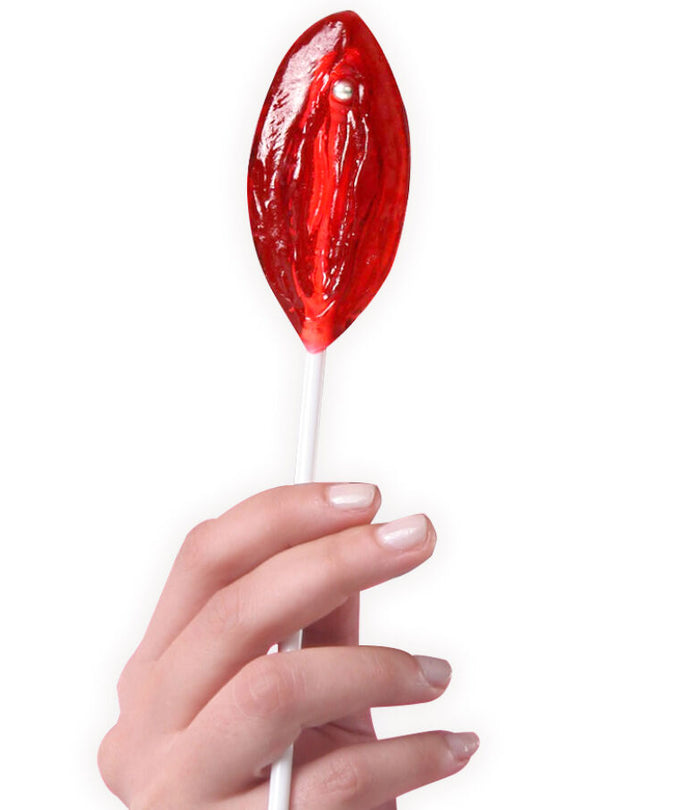 Secretplay – Display-Sortiment Vaginalollipops Erdbeere 40 Stück