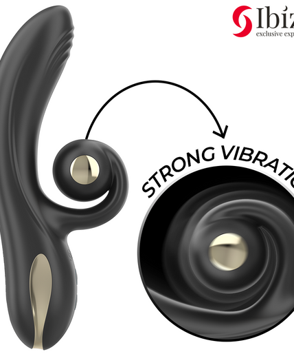 Ibiza – Twister Vibrator mit gebogenem Stimulator und Vibro-Rotation Ibiza – Twister Vibrator mit gebogenem Stimulator und Vibro-Rotation