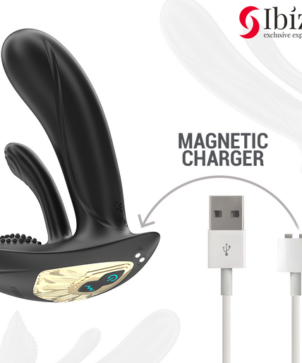 Ibiza – Tragbarer Vibrator mit G-Punkt- und Klitoris-Stimulation mit Fernbedienung Ibiza – Tragbarer Vibrator mit G-Punkt- und Klitoris-Stimulation mit Fernbedienung