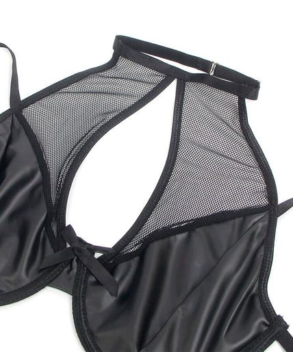 Subblime – 957599 Leder-BH- und Rock-Set Schwarz L/XL Subblime – 957599 Leder-BH- und Rock-Set Schwarz L/XL