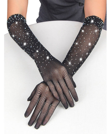 Subblime – 957469shine Transparente Handschuhe Schwarz S/M Subblime – 957469shine Transparente Handschuhe Schwarz S/M