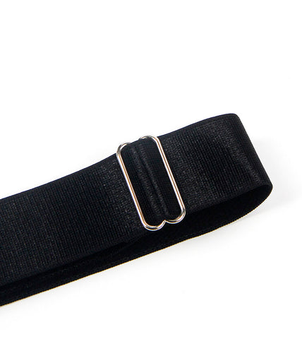 Pleasurements – Subblime – Verstellbare elastische Schnallen-Beinringe Schwarz Pleasurements – Subblime – Verstellbare elastische Schnallen-Beinringe Schwarz