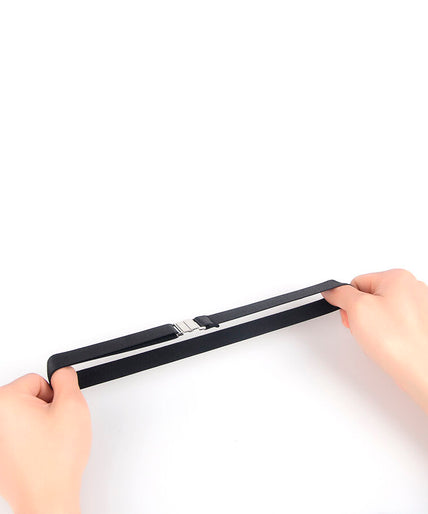 Pleasurements – Subblime – Verstellbare elastische Schnallen-Beinringe Schwarz Pleasurements – Subblime – Verstellbare elastische Schnallen-Beinringe Schwarz