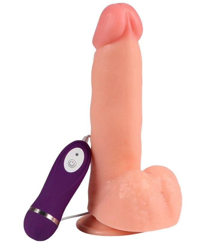 Shequ – Adam Vibrator Dildo mit Fernbedienung 21 cm