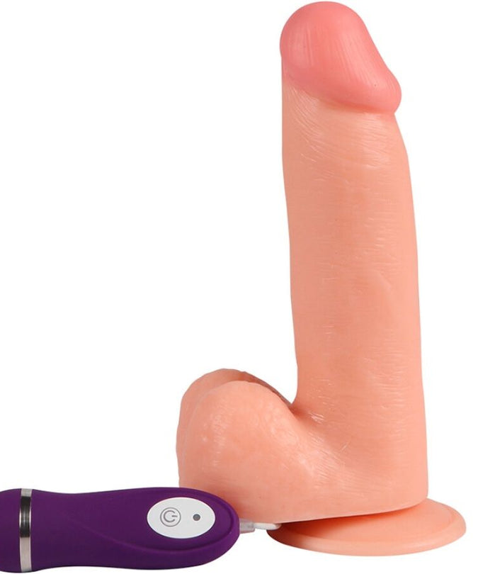 Shequ – Adam Vibrator Dildo mit Fernbedienung 21 cm