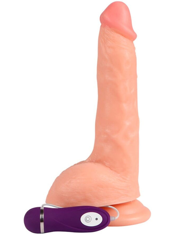 Shequ – Beast Vibrierender Dildo mit Fernbedienung 24,5 cm