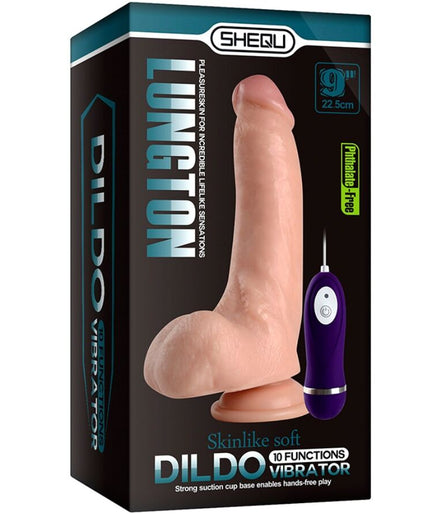 Shequ – Lungton Vibrator Dildo mit Fernbedienung 22,5 cm Shequ – Lungton Vibrator Dildo mit Fernbedienung 22,5 cm
