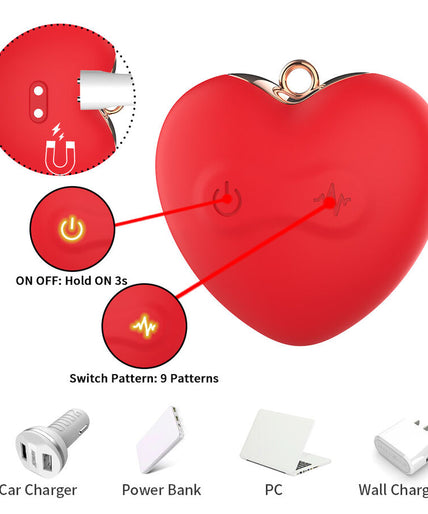 Armony – Magnetic Nipple Clamps With Vibration Butterfly Shape Red Armony – Magnetic Nipple Clamps With Vibration Butterfly Shape Red