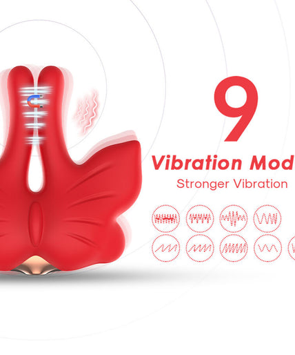 Armony – Magnetic Nipple Clamps With Vibration Butterfly Shape Red Armony – Magnetic Nipple Clamps With Vibration Butterfly Shape Red