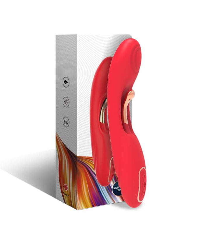 Armony – Vibrator mit oszillierender Zunge Rot