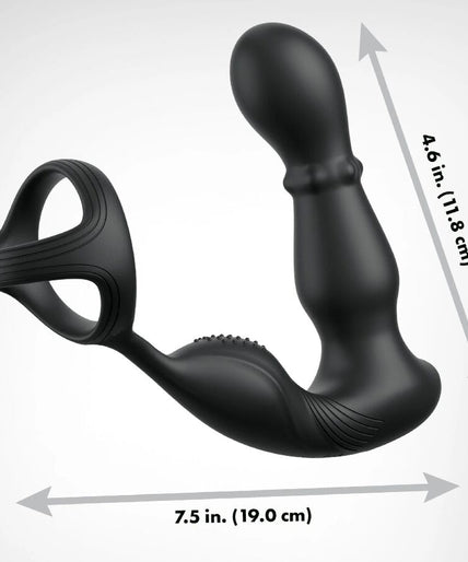 Pleasurements – Anal Fantasy Elite – Anal – Gasm Slide & Glide Vibrationsring und Massager mit Fernbedienung – Schwarz Pleasurements – Anal Fantasy Elite – Anal – Gasm Slide & Glide Vibrationsring und Massager mit Fernbedienung – Schwarz