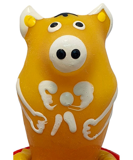 Condomerie – Handpainted Novelty Condoms Pig Sitting Yellow Condomerie – Handpainted Novelty Condoms Pig Sitting Yellow