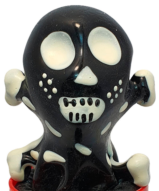 Condomerie – Handpainted Novelty Condoms Skull Black Model 2