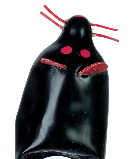 Condomerie – Handpainted Novelty Condoms Black Mouse XL Condomerie – Handpainted Novelty Condoms Black Mouse XL