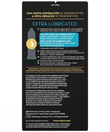 Skyn – Extra Lubricated Condom 10 Units Skyn – Extra Lubricated Condom 10 Units