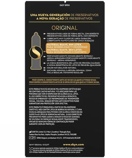 Skyn – Original Condom Natural Sensation 10 Units Skyn – Original Condom Natural Sensation 10 Units