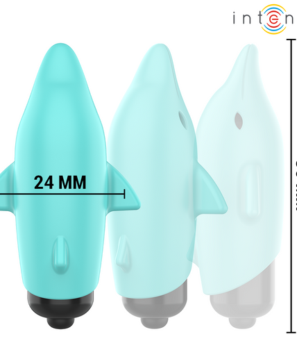 Intense – Echo Vibrationskugel Delfinblau 8 x 4,7 cm Intense – Echo Vibrationskugel Delfinblau 8 x 4,7 cm